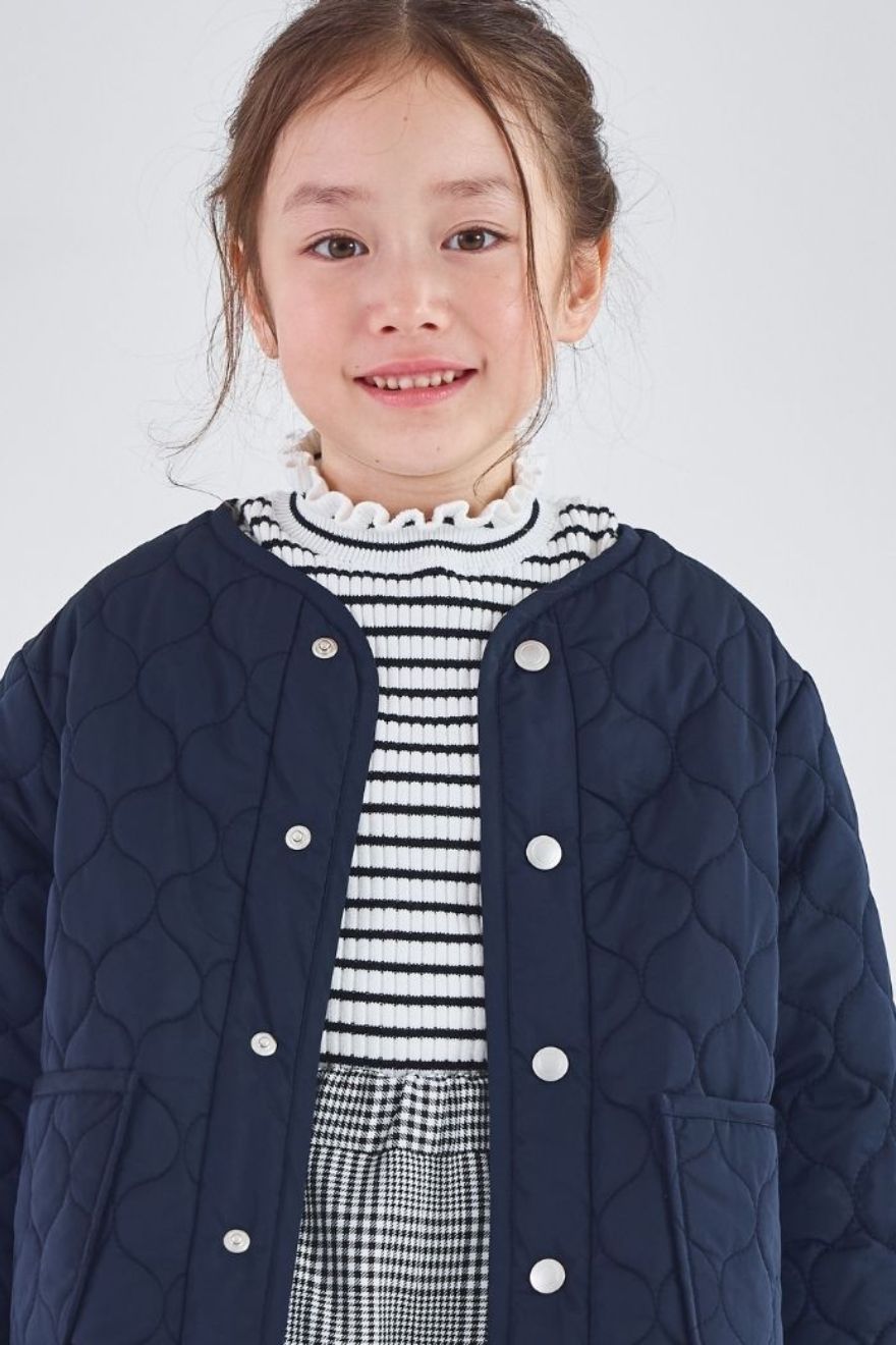 コットン100%リブセーター 90 100 110 120 130 140 150 160 170cm CHOPINblue/ショパンブルー(2577-7107/2577-7307/2577-7507 )