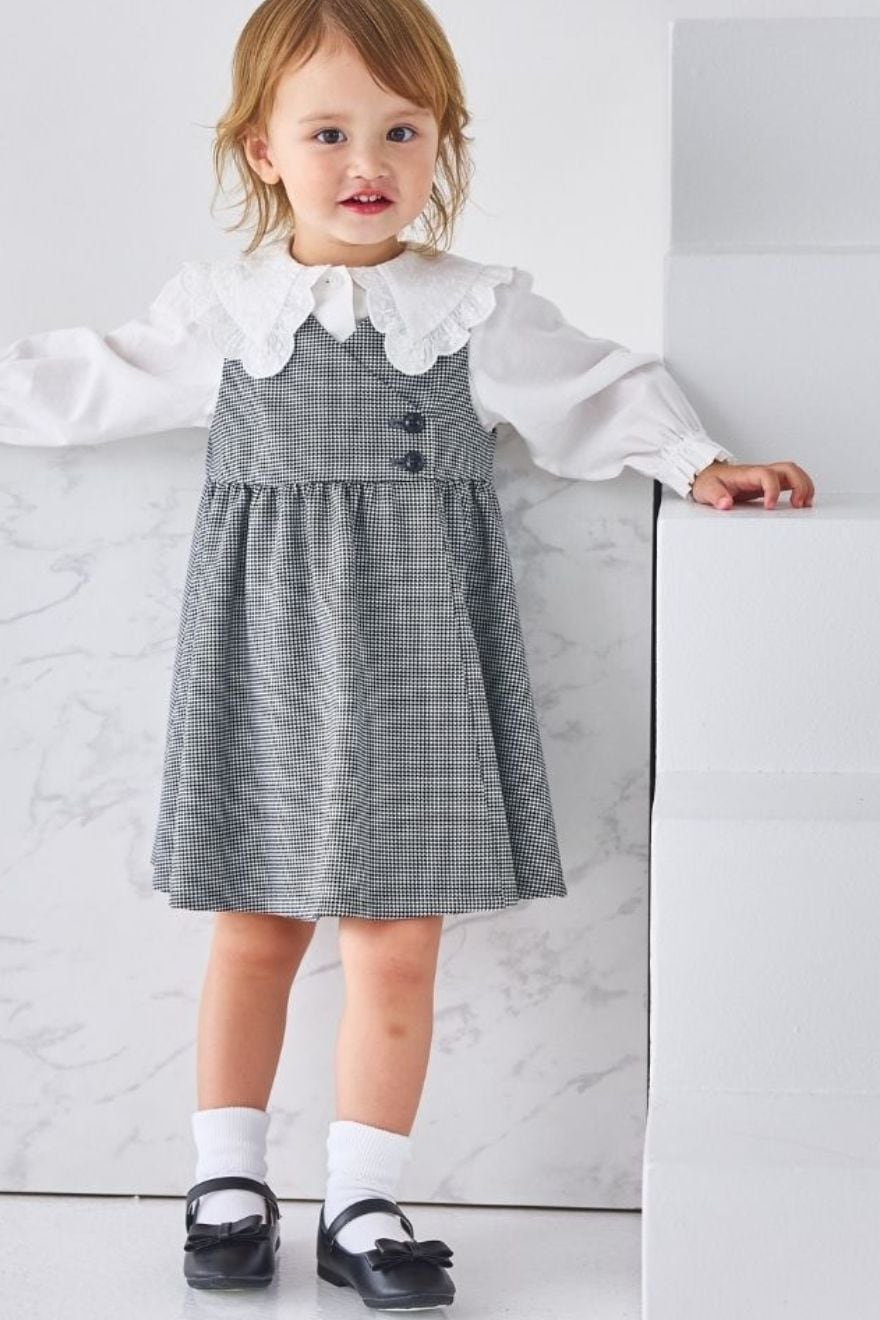 【ベビー】ジャンパースカート 90 100cm (2576-3106) CHOPINblue/ショパンブルー