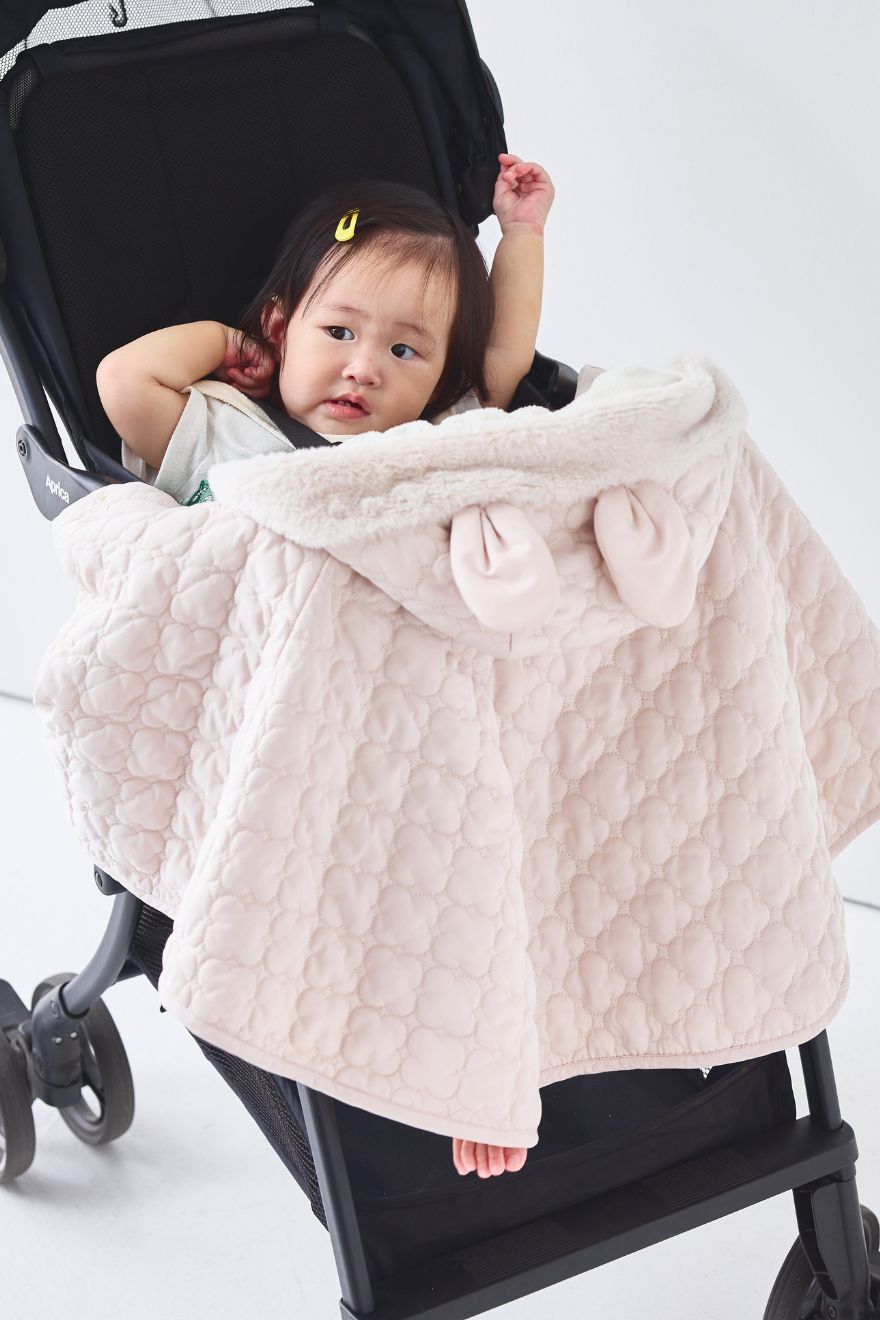 【ベビー】5wayマントフリーサイズ (2572-7120-7119) CHOPINblue/ショパンブルー