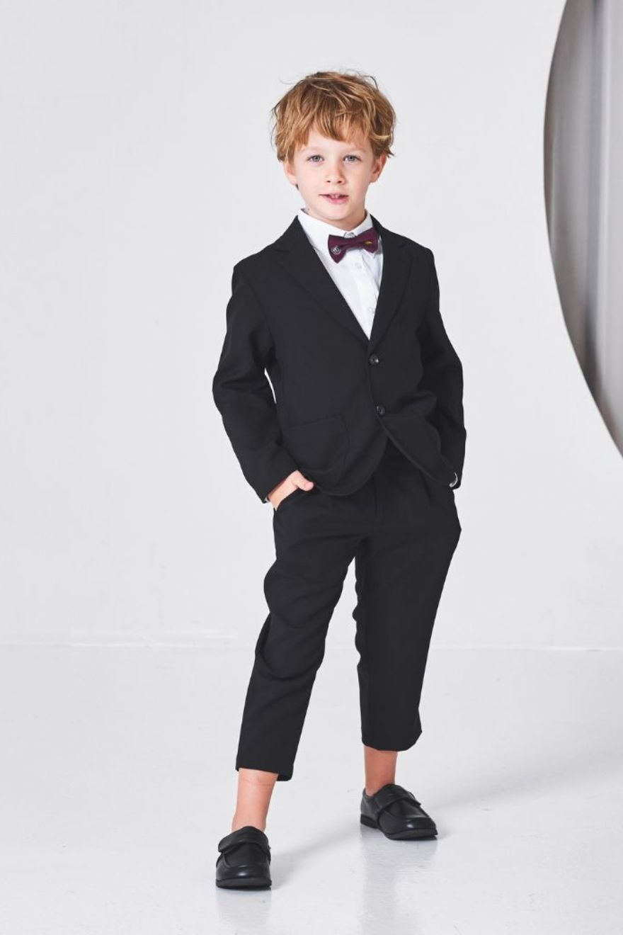 【WEB限定】ストレッチスーツセット 110 120 130cm (2471-5453) CHOPINblue/ショパンブルー