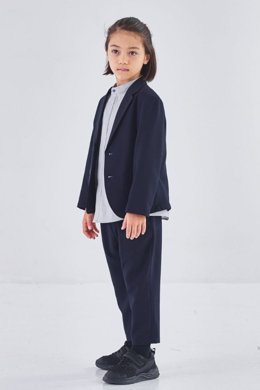 【WEB限定】ストレッチスーツセット 110 120 130cm (2471-5453) CHOPINblue/ショパンブルー