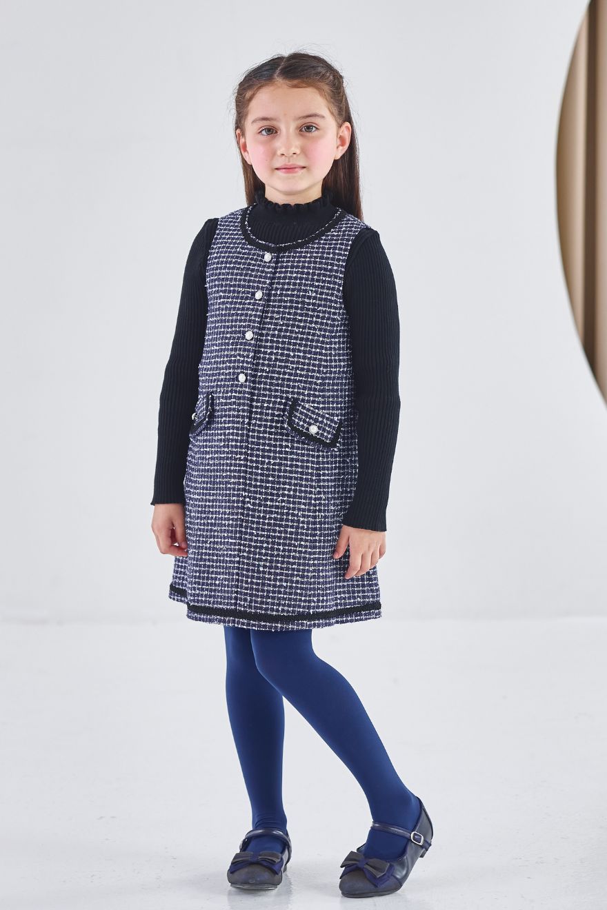 CHOPIN ショパン[フォーマル ジャンパースカート CHOPIN キッズ 女の子 小学校受験 子供服 格子 ジャンパー