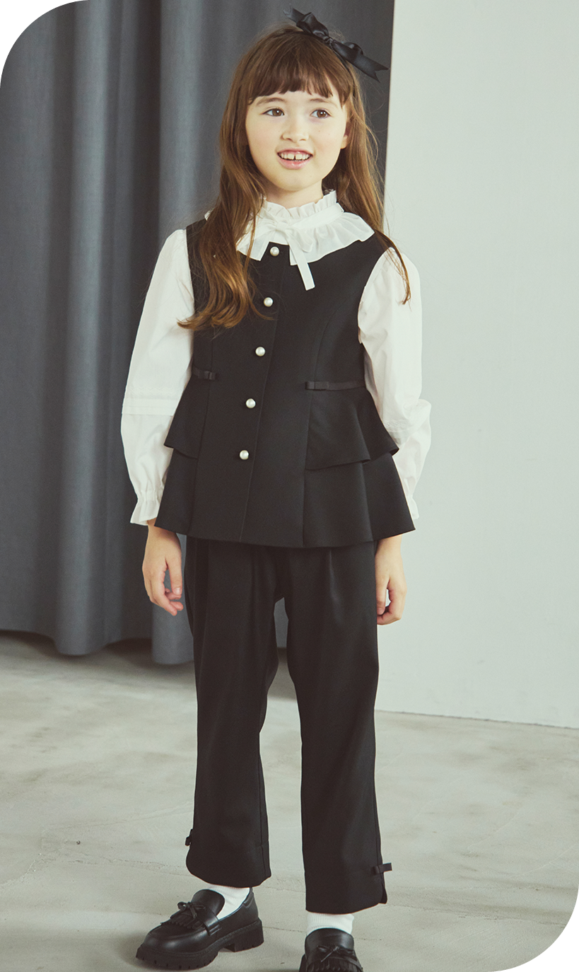 ベブラムベストスーツ ブラック