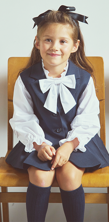 ロングベストスーツ ネイビー