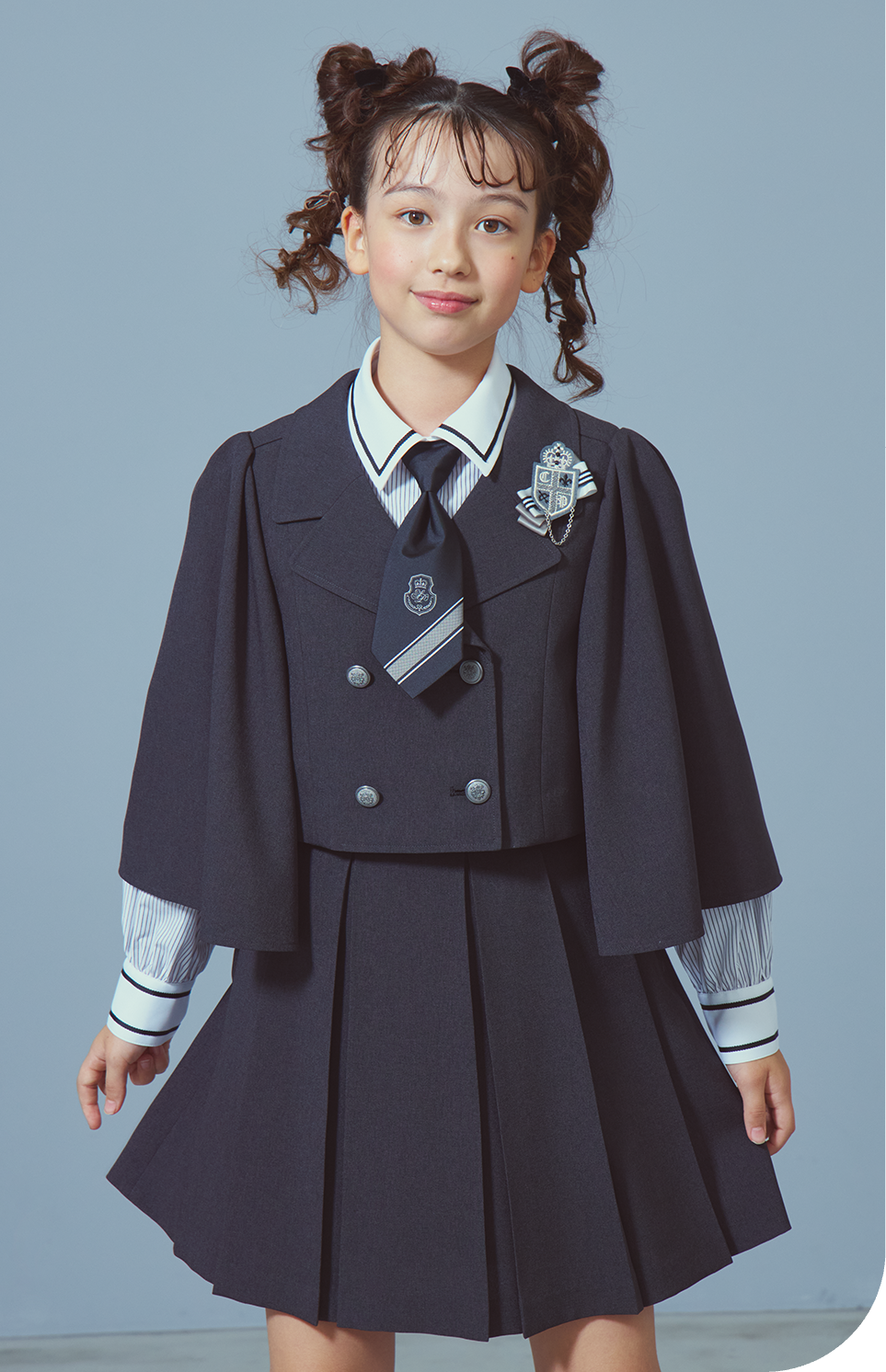 ケープジャケットスーツ(ショート)ブラック