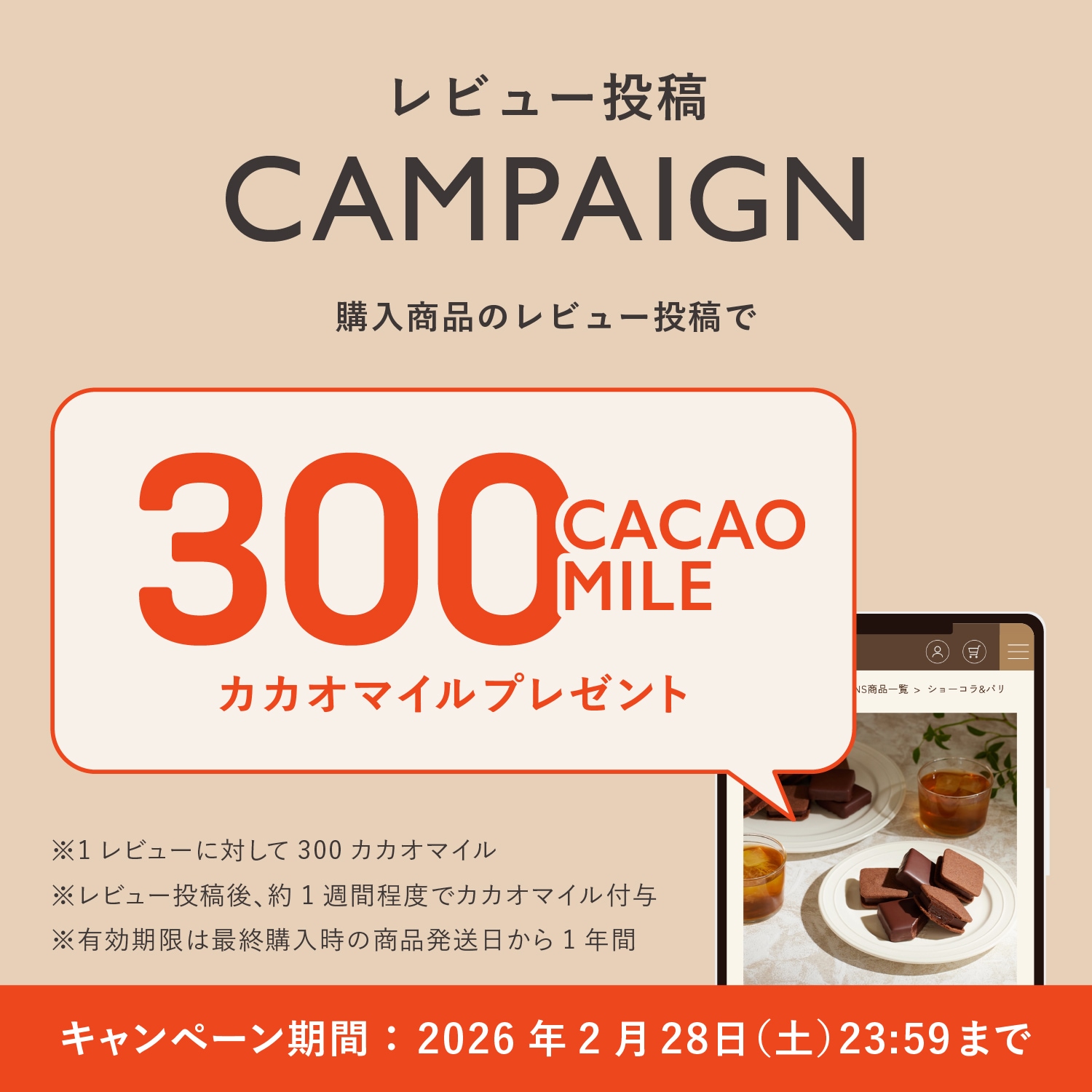 レビュー投稿キャンペーン