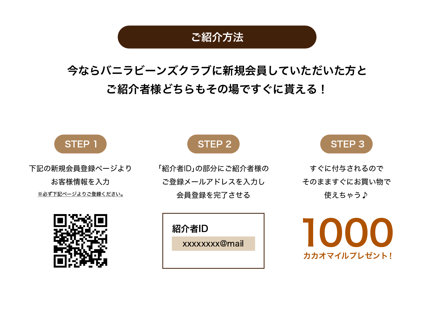 特典4 毎月8のつく日はバニラビーンズデー