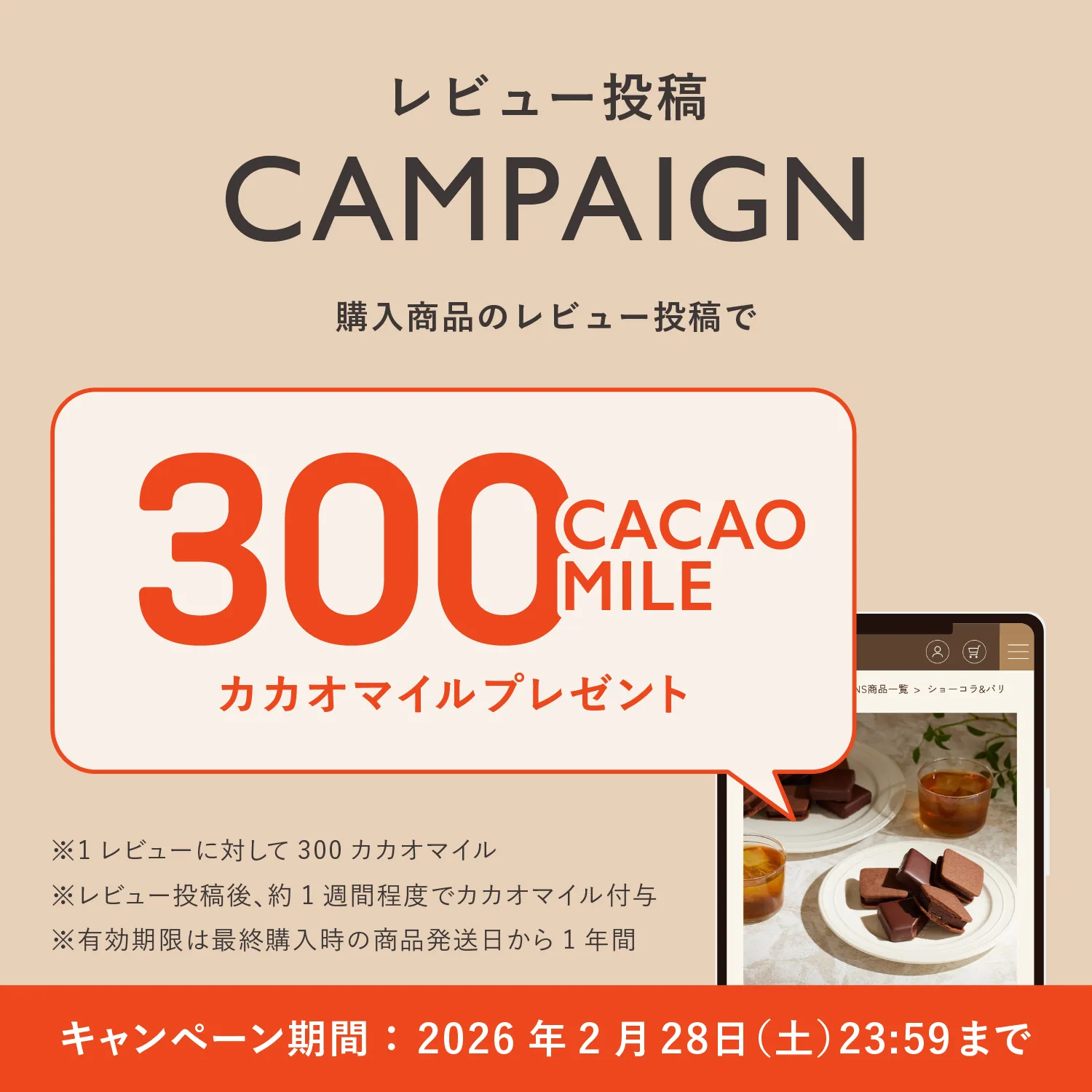 レビュー投稿キャンペーン