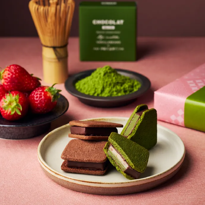 バレンタイン限定 ショーコラ・いちご抹茶アソート4個入