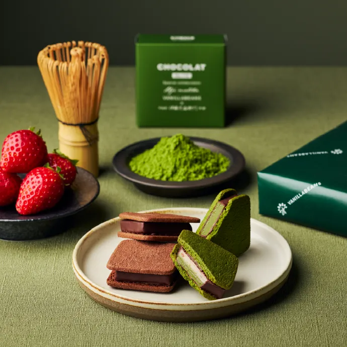 バレンタイン限定 ショーコラ・いちご抹茶アソート4個入