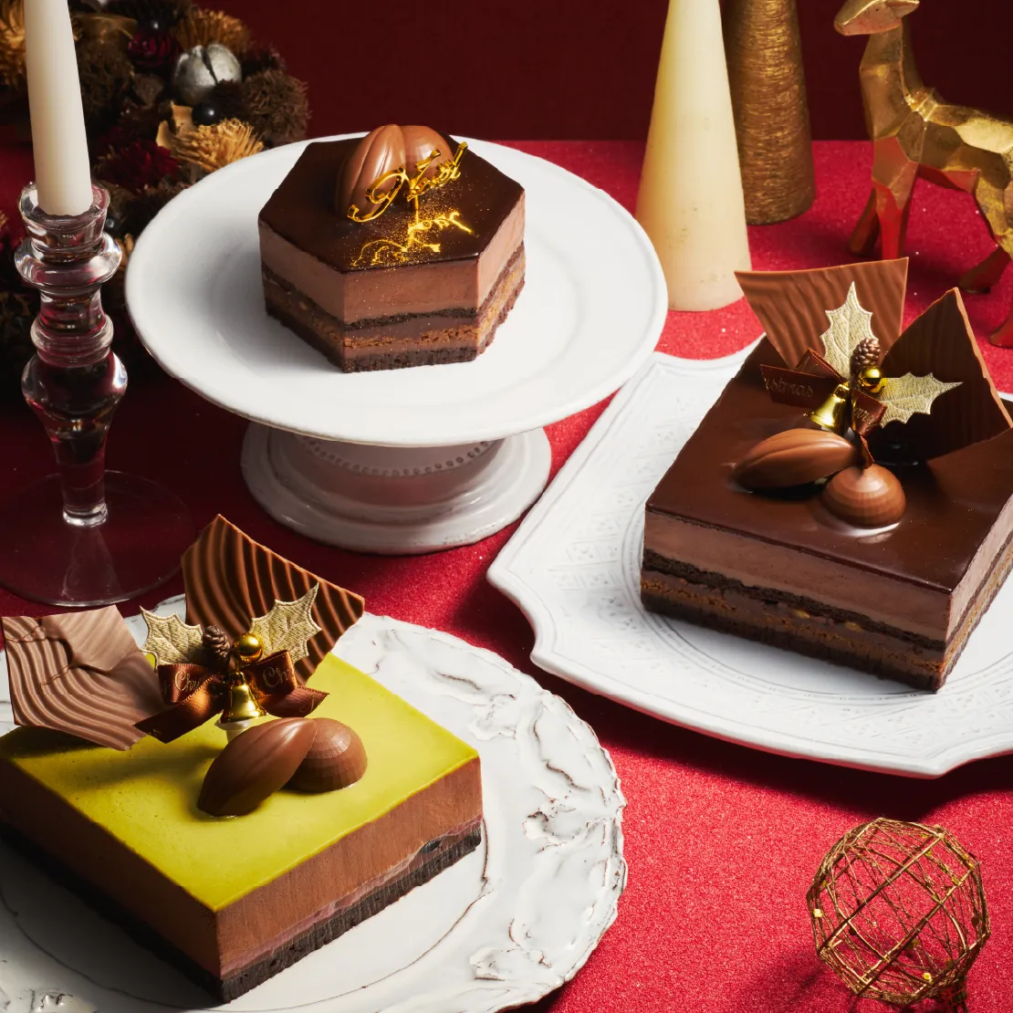 バニラビーンズのクリスマスケーキ