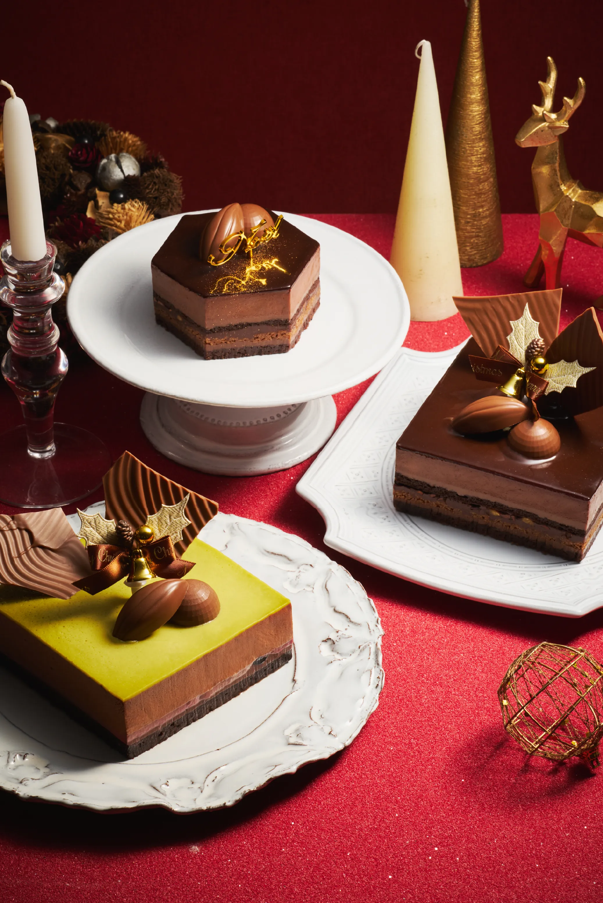 バニラビーンズのクリスマスケーキ