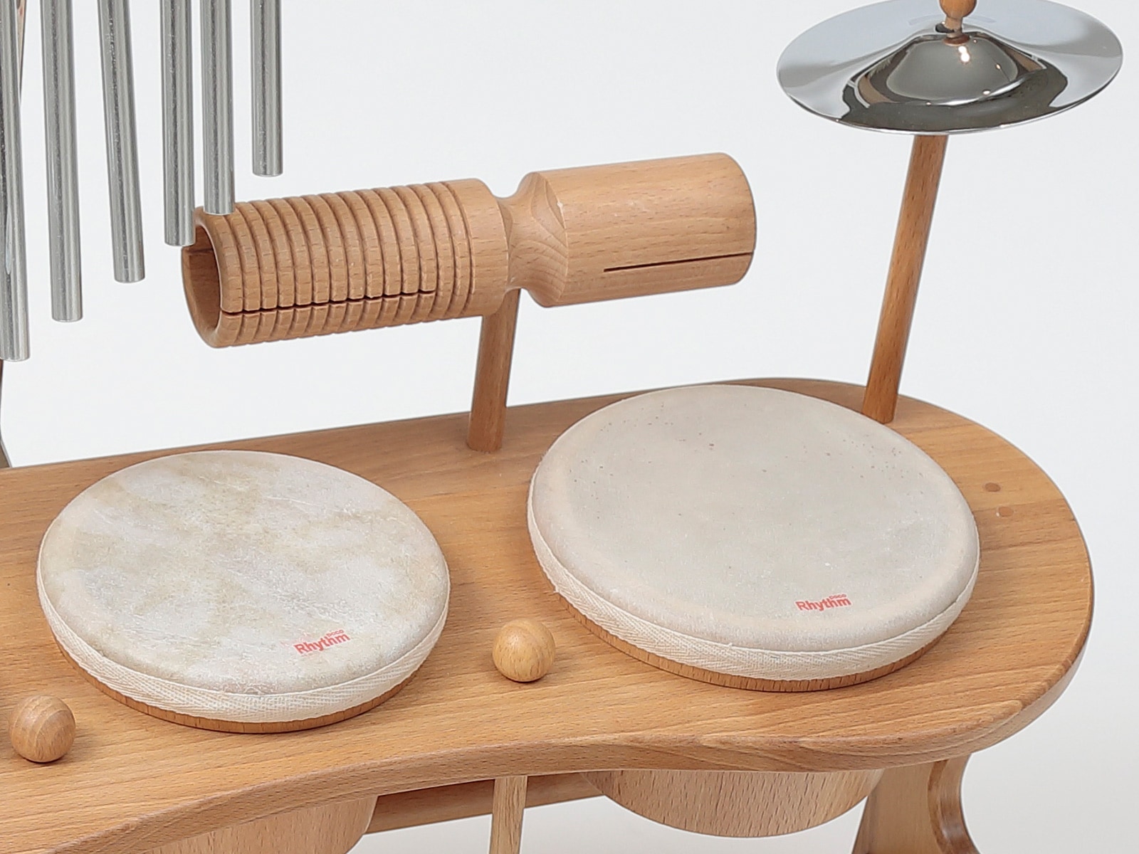 多彩な音色を楽しめるドラムセットのパーツ