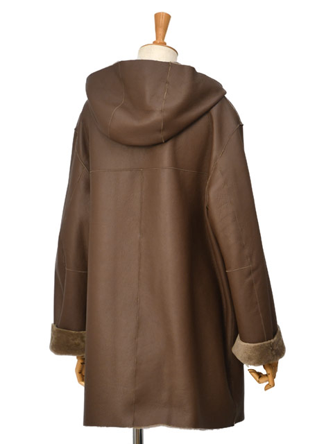 EMMETI【エンメティ】フーデッドムートン NORMA SP MOUTON MARRON