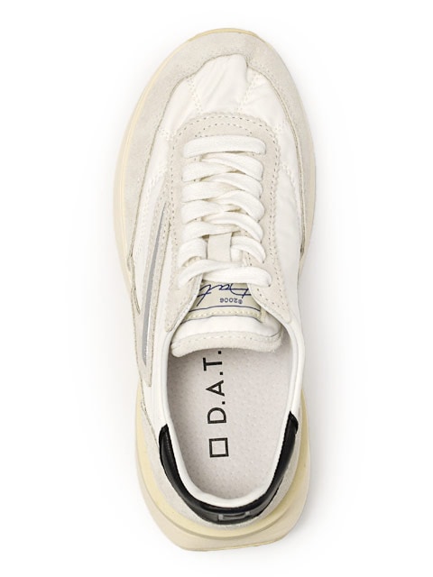 D.A.T.E.【デイト】スニーカー ATHLETA NYLON WHITE BLACK ホワイト