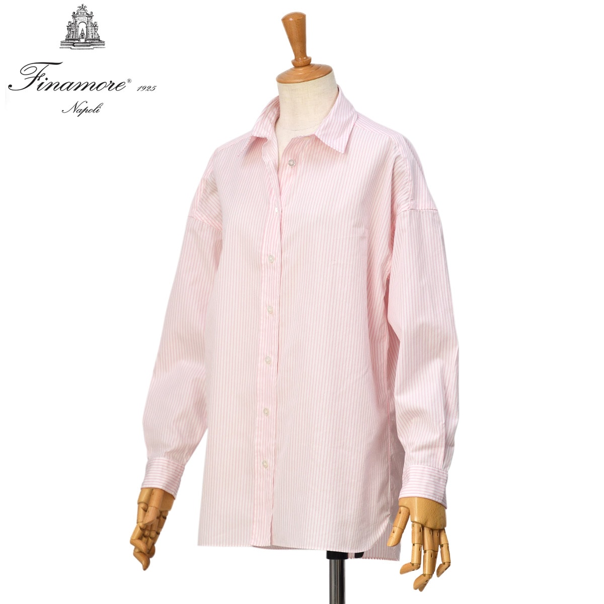 Finamore【フィナモレ】オーバーシャツ 460170 C0703 03 GRACE LISA