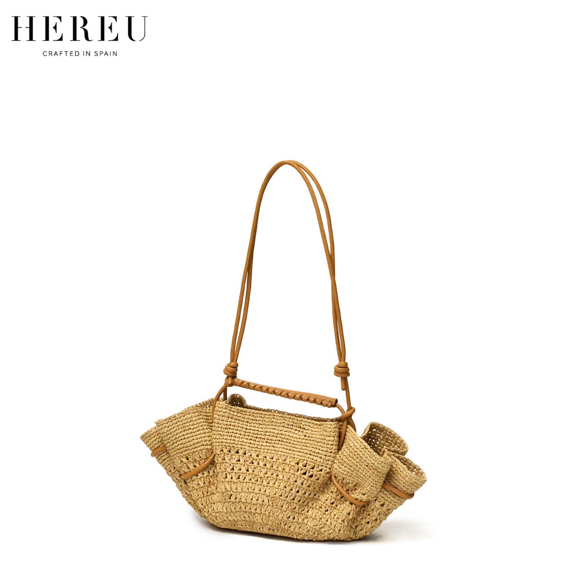 HEREU【へリュー】ラフィアミニバッグ ALTA MINI CROCHET RAFFIA