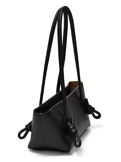 HEREU【へリュー】ノットハンドルショルダーバッグ Fleca BLACK
