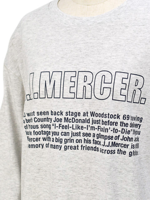 J.J.Mercer【ジェイジェイマーサー】長袖クルーネックTシャツ EMB LONG