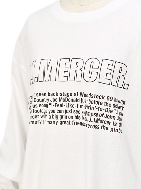 ②マーサー様 J.J.Mercer【ジェイジェイマーサー】長袖クルーネックTシャツ EMB LONG