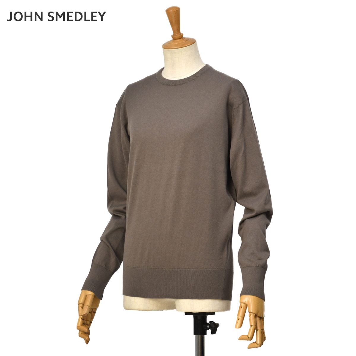 JOHN SMEDLEY【ジョンスメドレー】長袖クルーネックニット 30G EMMA