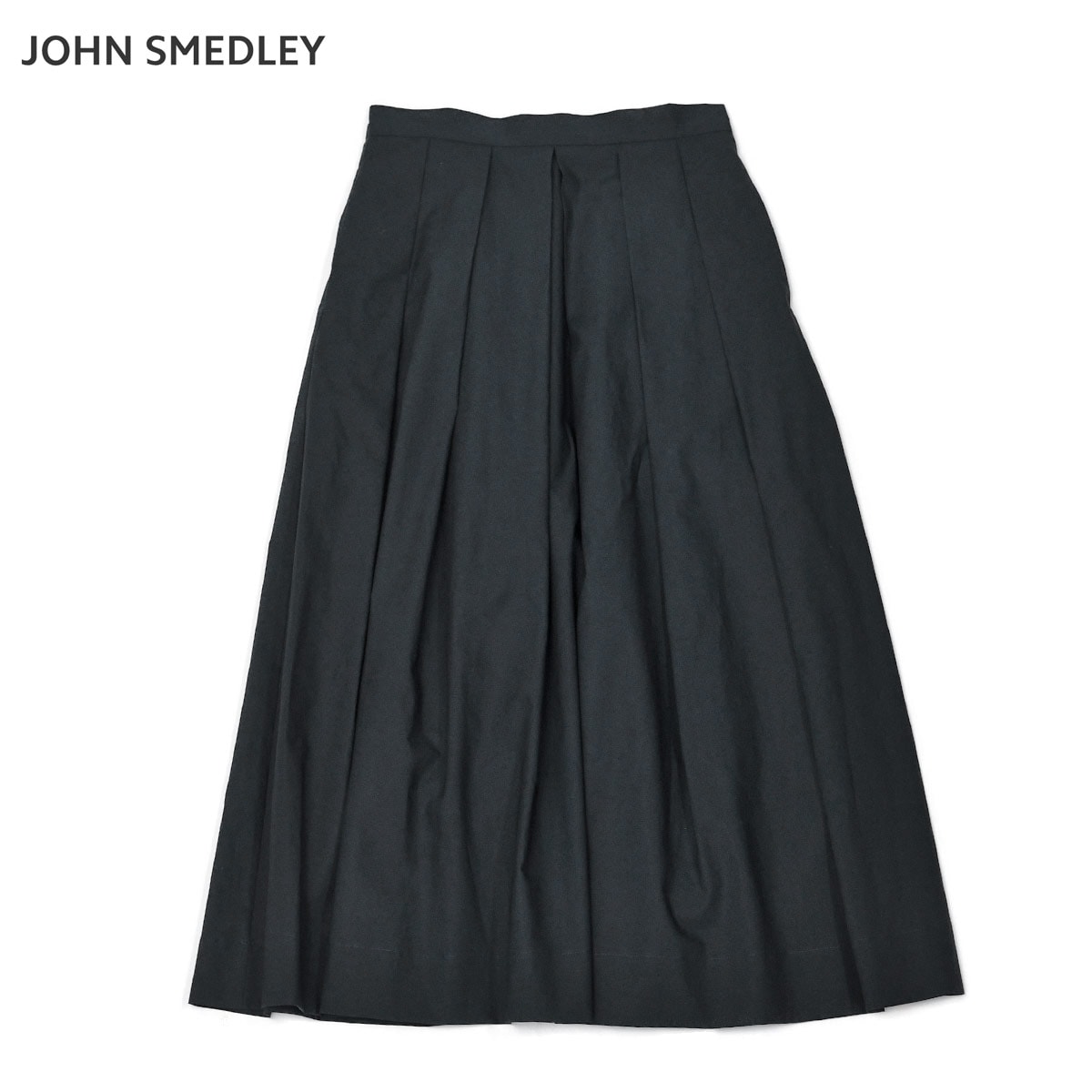 john smedley ジョン スメドレー スカート ポケット付き JOHN SMEDLEY【ジョンスメドレー】 コットンスカート L03640FS177 NAVY