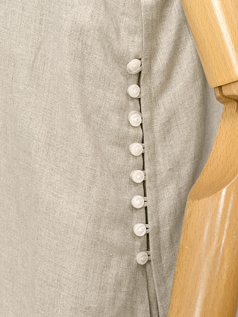 JOHN SMEDLEY【ジョンスメドレー】リネンワンピース L03640FA173 BEIGE