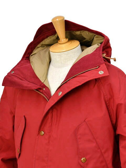 FINAL SALE】MANIFATTURA CECCARELLI【マニファットゥーラ チェッカレッリ】フーデッドダウンブルゾン FISHERMANS  PARKA ウォータープルーフコットン 7026 RED レッド | men's brand,M,MANIFATTURA CECCARELLI |  Cinqessentiel【サンクエッセンシャル】