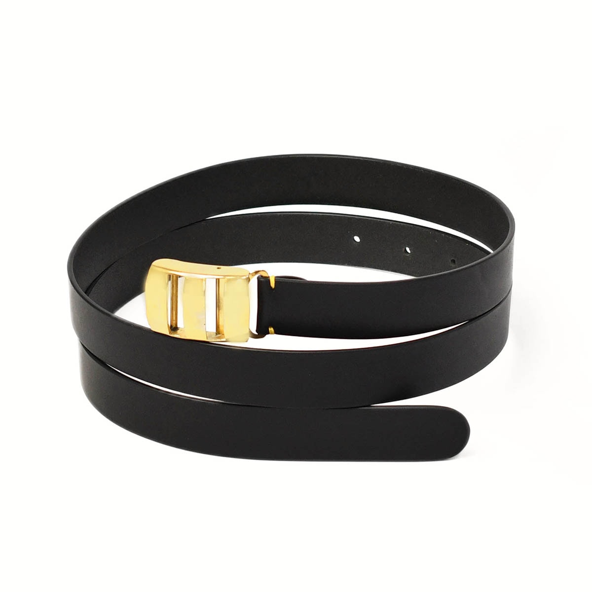 il micio【イル・ミーチョ】レザーベルト BELT 13 BIS VACHETTA NERO 