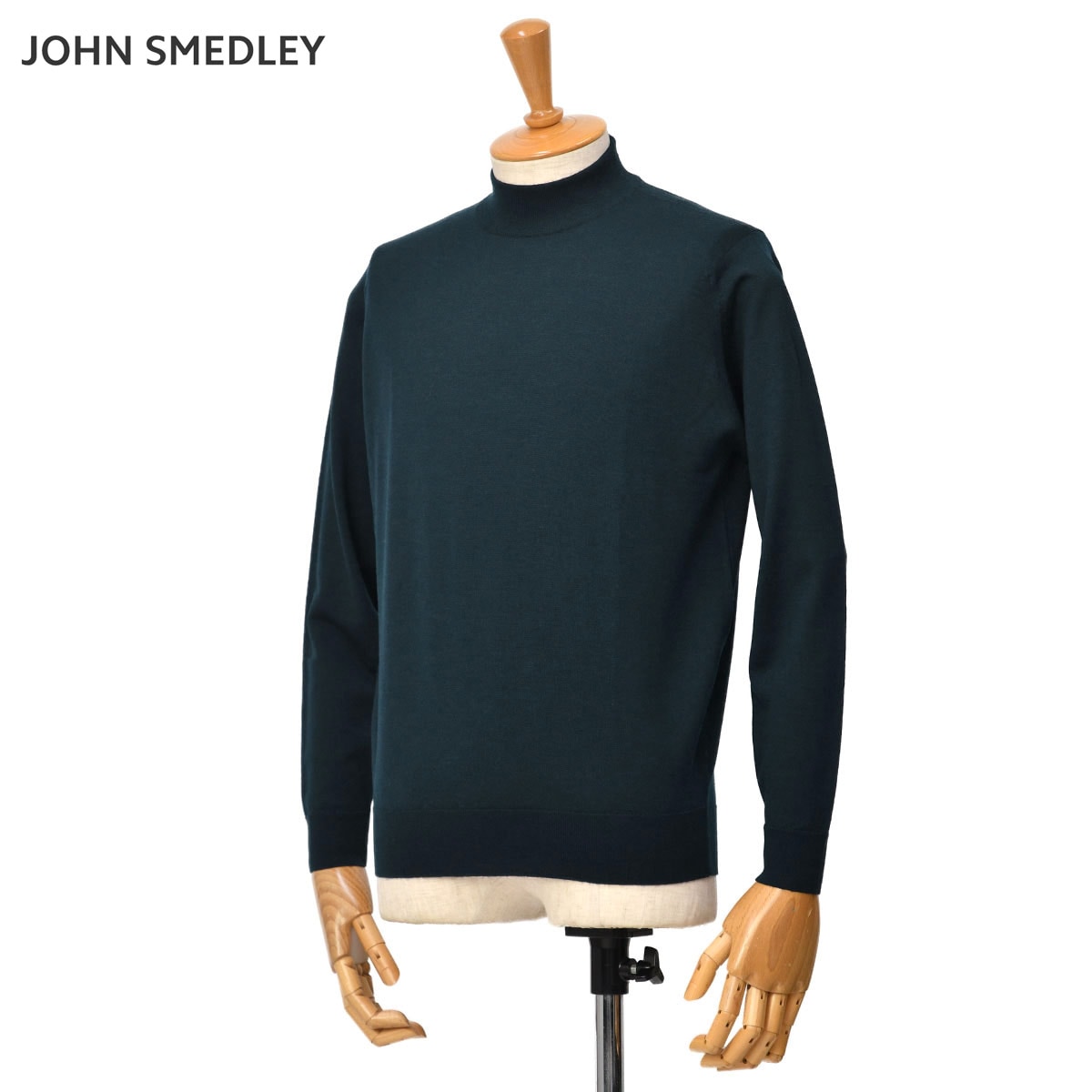 FINAL SALE】JOHN SMEDLEY【ジョンスメドレー】モックネックニット 30G