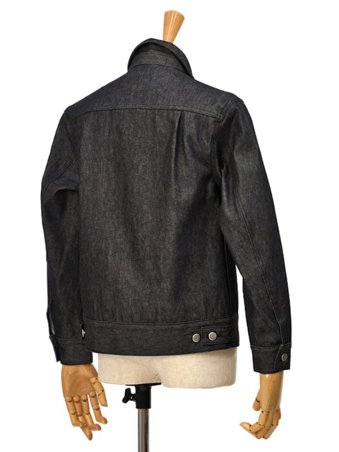 ウォッシュドデニム ファッション 【Jeanik】 デニム ジャケット(ブラック)