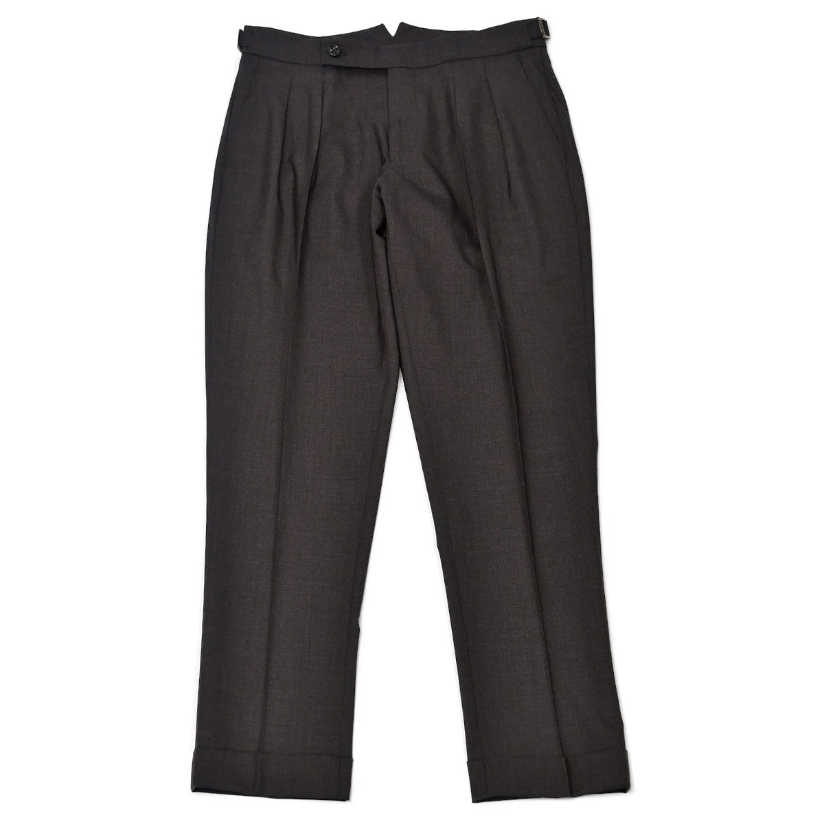 BERWICH【ベルウィッチ】ツープリーツパンツ SCOTCH VB101 BROWN
