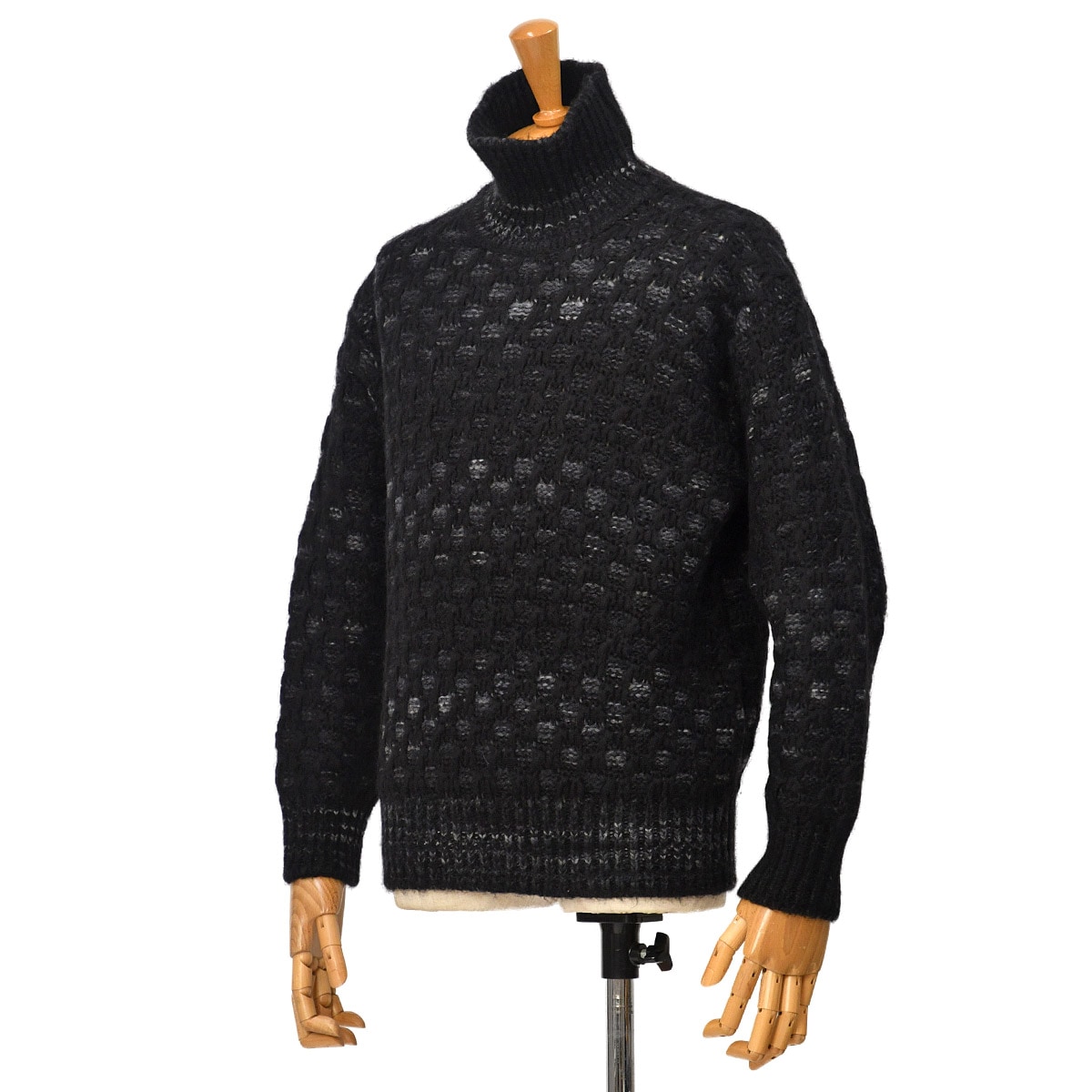roberto collina【ロベルト コリーナ】モックネックニット 46006 NERO 