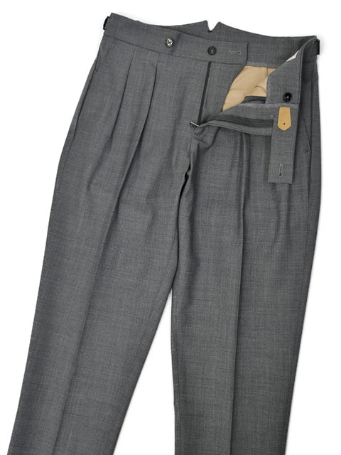 BERWICH【ベルウィッチ】ツープリーツパンツ SCOTCH GT1523X GREY