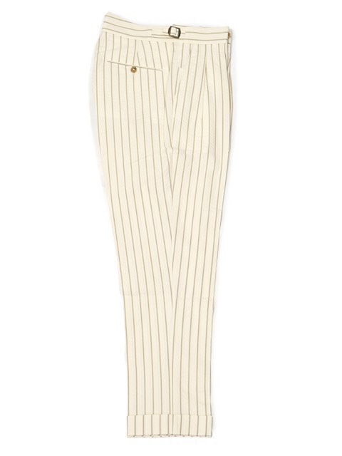 FINAL SALE】BERWICH【ベルウィッチ】ツープリーツパンツ SCOTCH