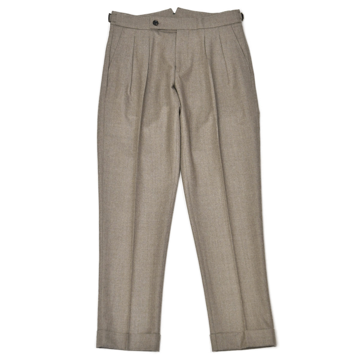 BERWICH【ベルウィッチ】ツープリーツパンツ SCOTCH VB8996 DESERT