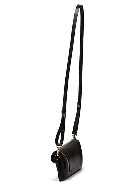GLENROYAL【グレンロイヤル】MIDIUM PURSE W STRAP NEW BLACK