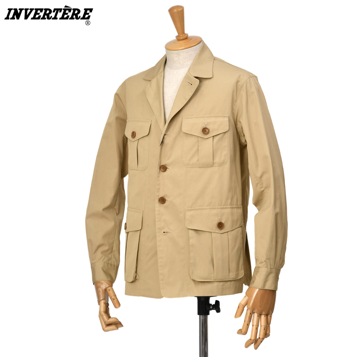 INVERTERE【インバーティア】サファリジャケット SAFARI FOUR POCKET