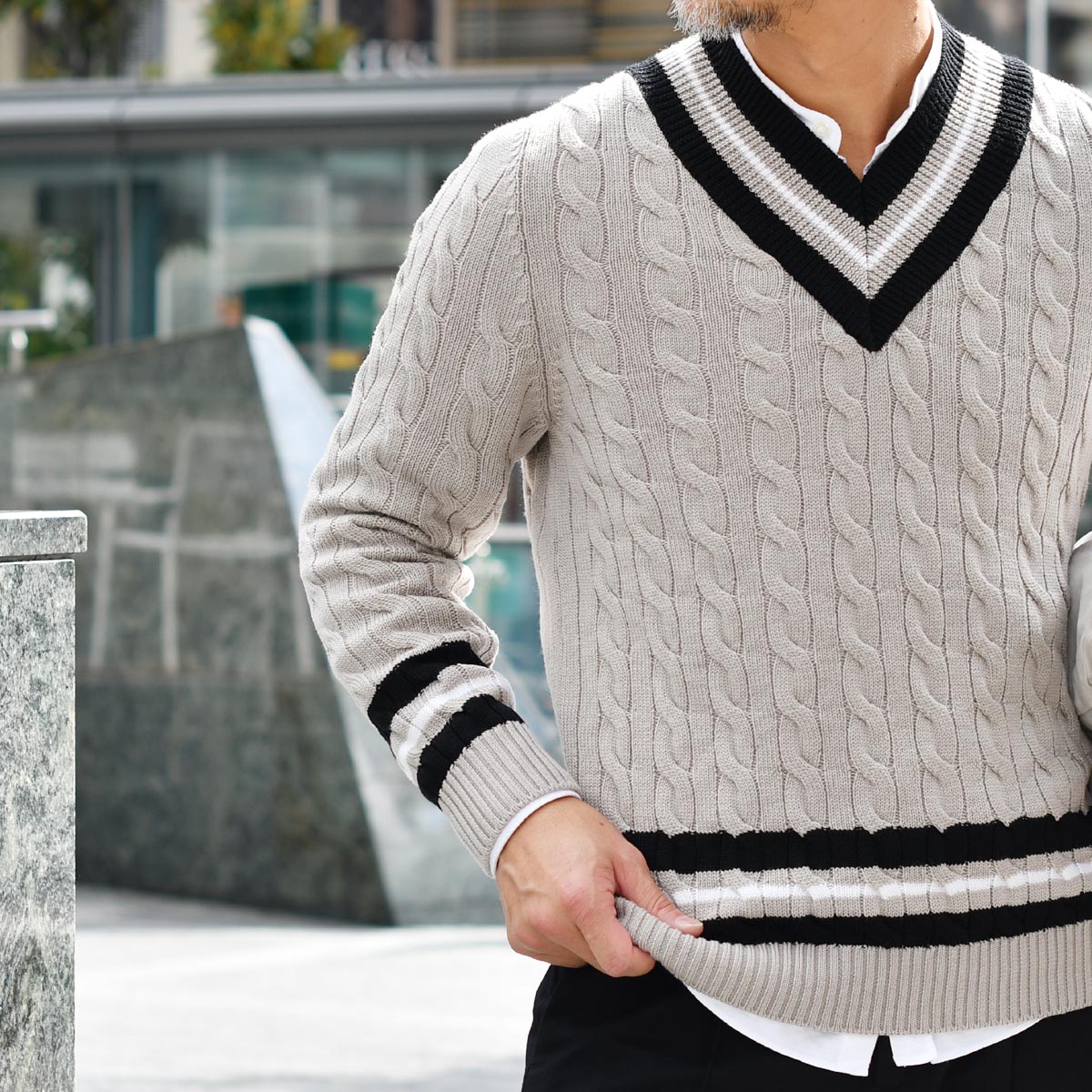 BAFY チルデンニットイタリア製46