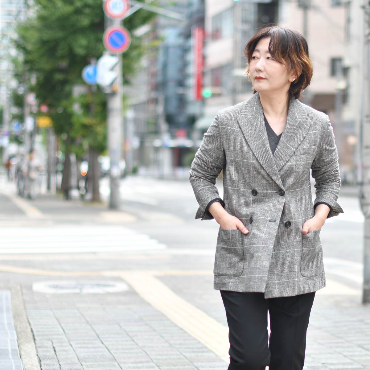 CIRCOLO 1901【チルコロ】ダブルジャケット 369512 DOUBLE BREASTED