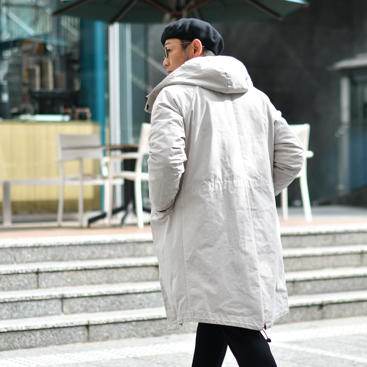 HEVO【イーヴォ】中綿モッズコート ALTAMURA ALTA727 2438 コットン 