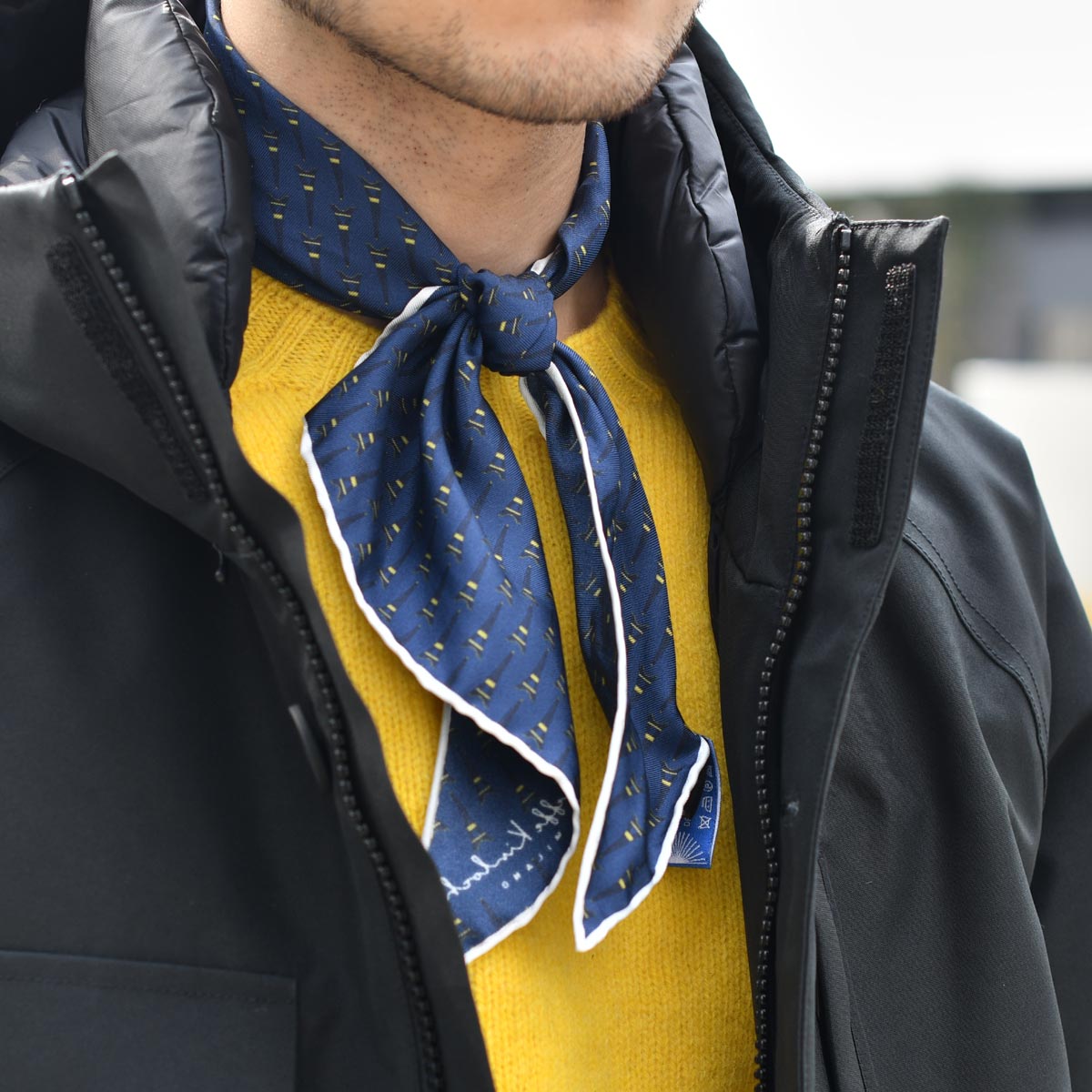 【こふぃん】スカーフ / フェルコCAP / D&G トップ 3点セット Dieffe Kinloch【ディエッフェ・キンロック】スカーフ トライアングル
