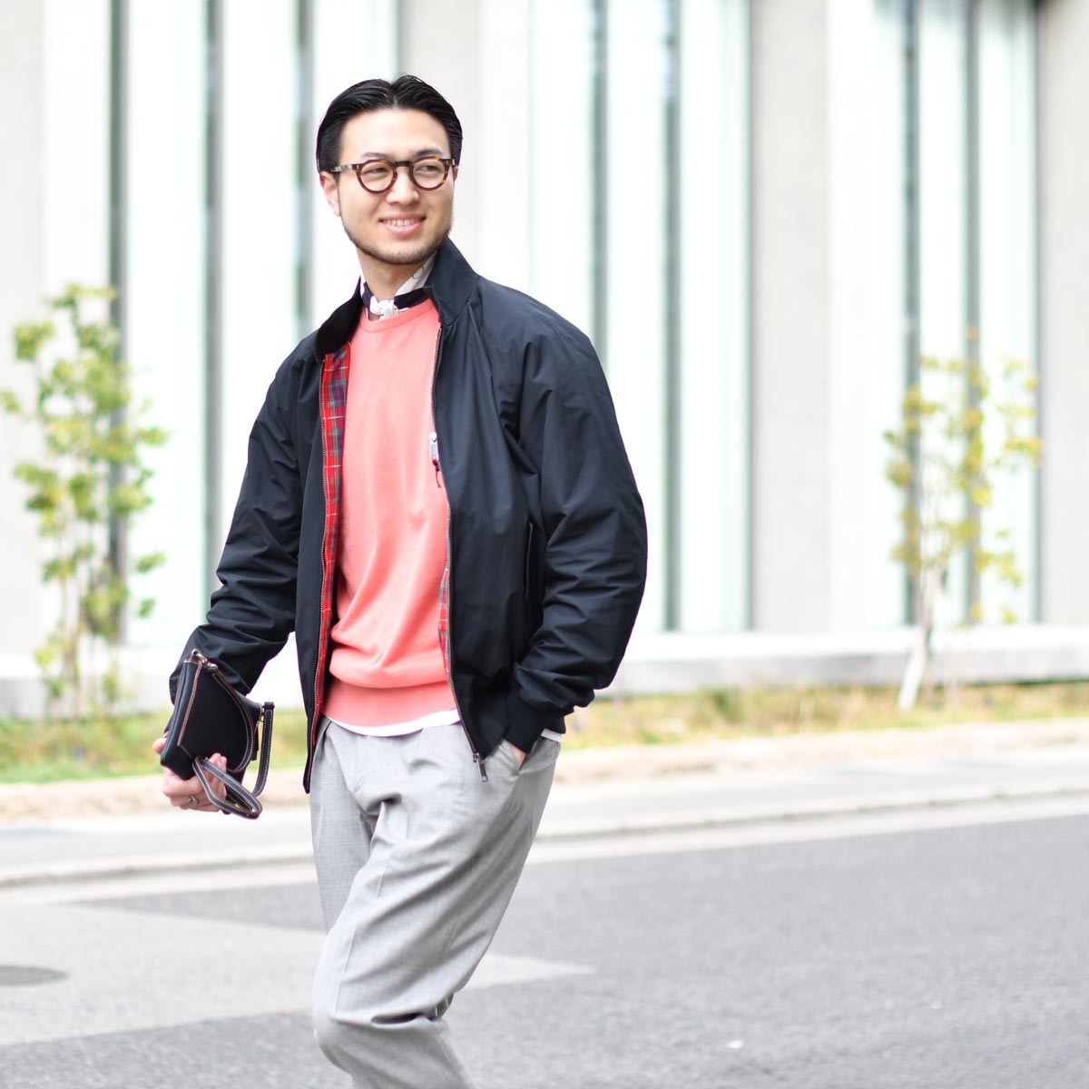 G9 Clicker Navy | Baracuta