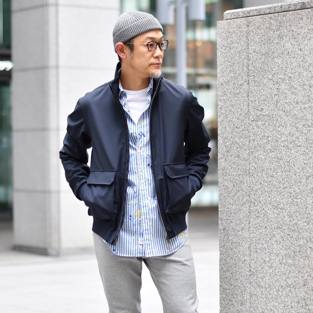 HERNO【ヘルノ】ボンバージャケット GI000410U 9201 Loro Piana