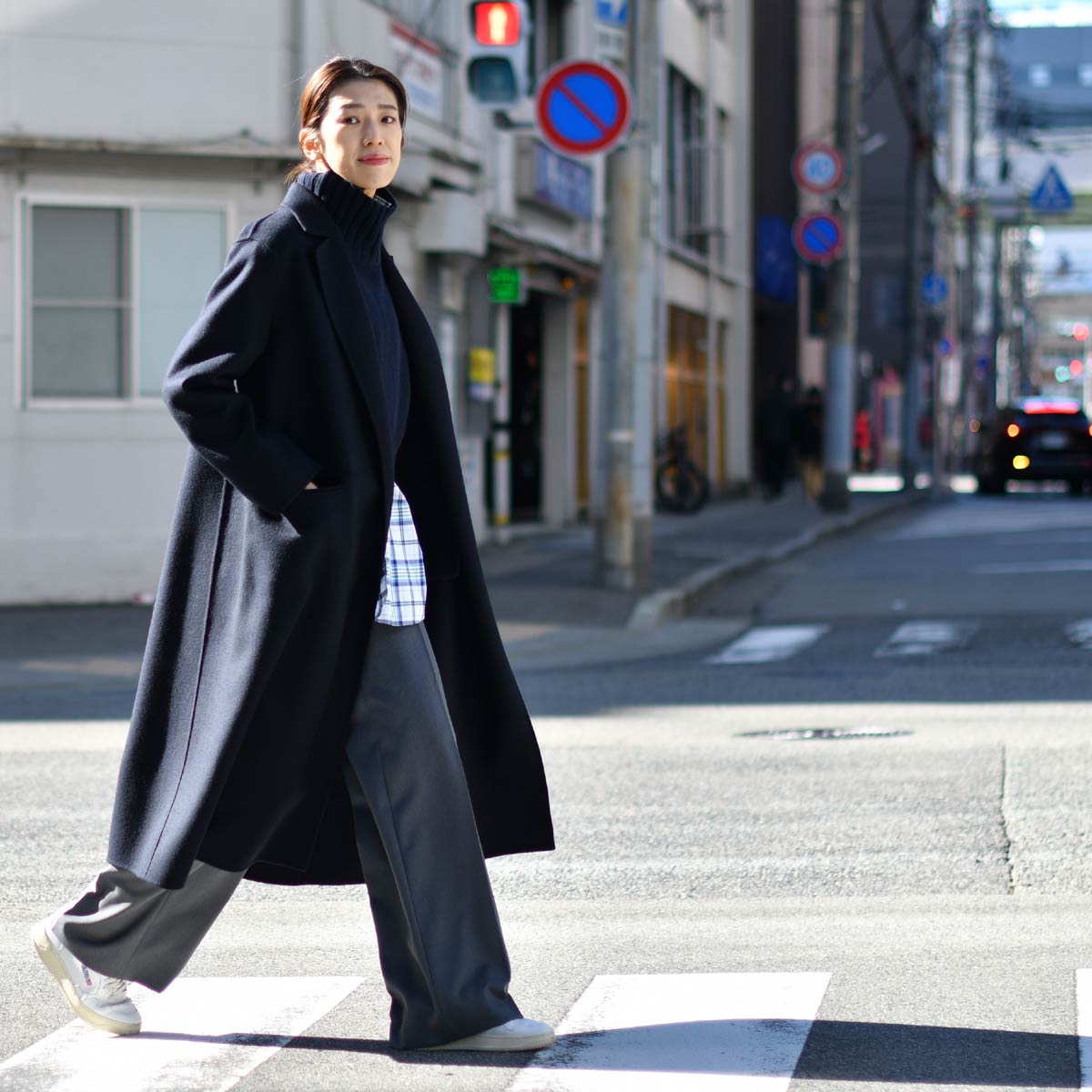 MACKINTOSH【マッキントッシュ】チェスターコート BALERNO SB01 NAVY