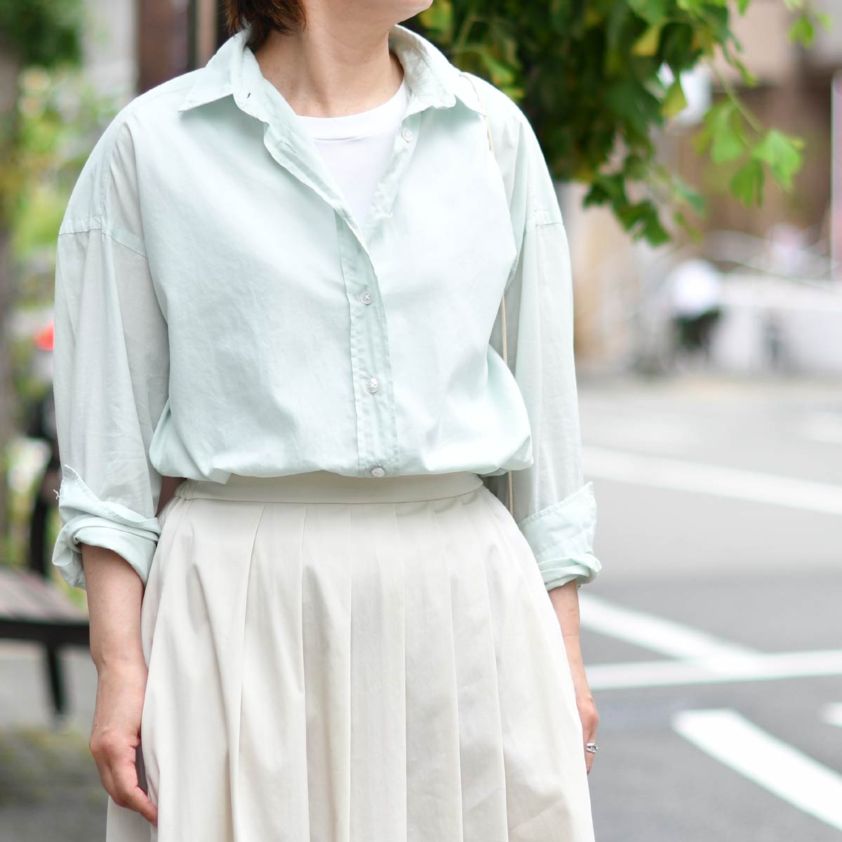 Finamore【フィナモレ】オーバーシャツ 46244 C0658G 206 GRACE LISA
