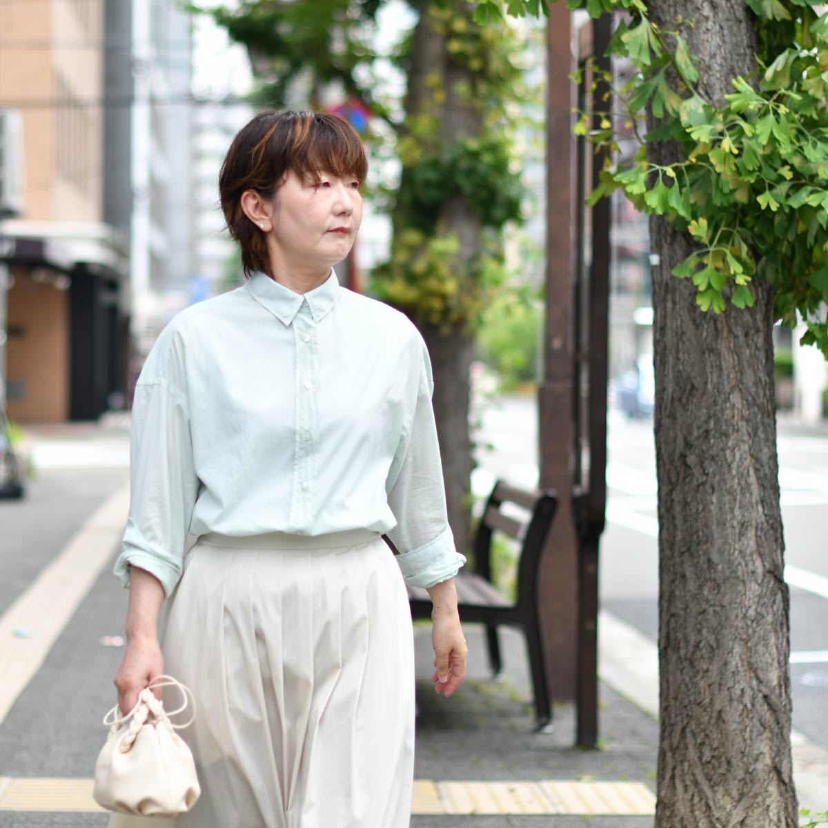 Finamore【フィナモレ】オーバーシャツ 46244 C0658G 206 GRACE LISA
