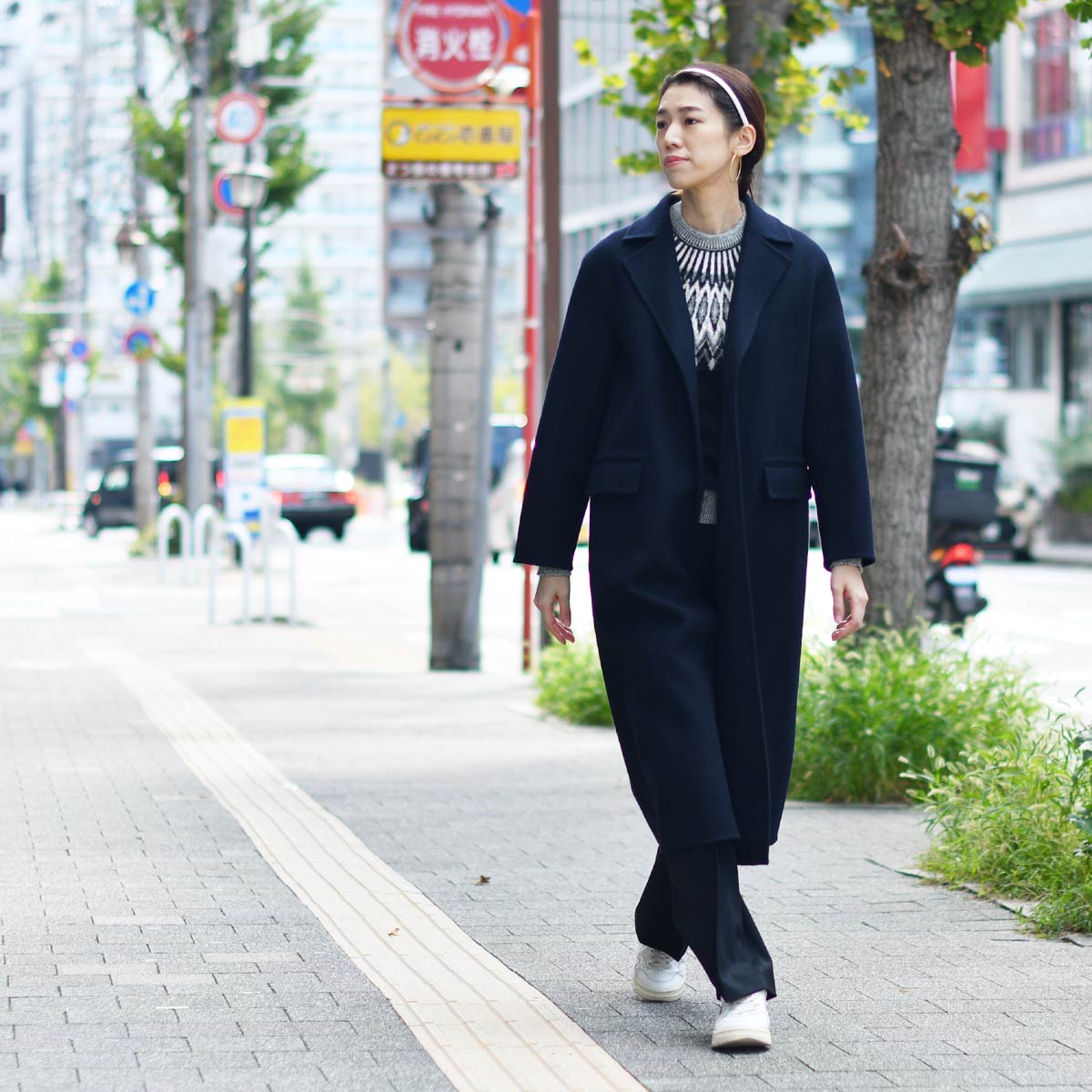 MACKINTOSH【マッキントッシュ】チェスターコート BALERNO SB01 NAVY