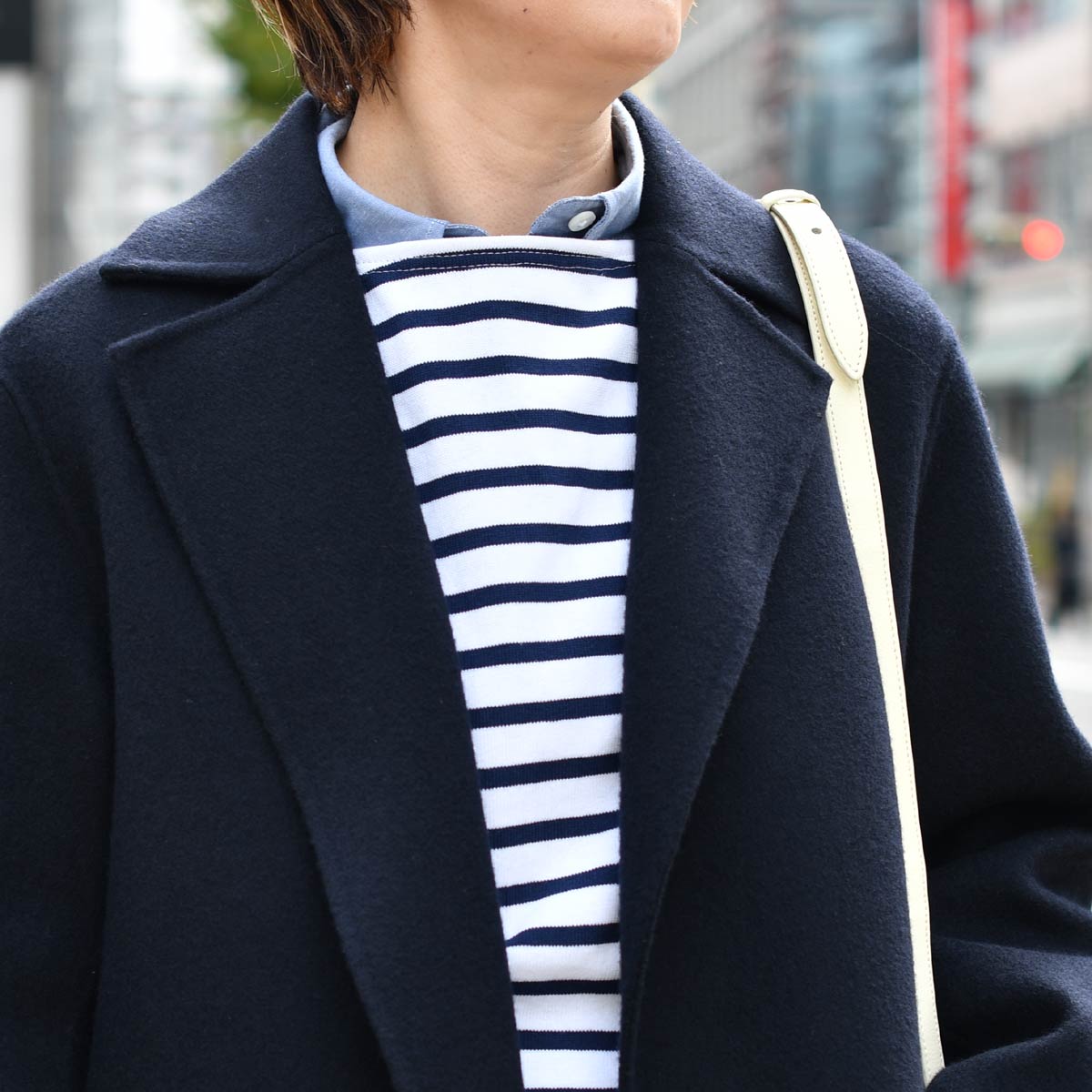 未使用級 40 マッキントッシュ ダブルフェイス120's チェスターコート 紺 Mackintosh（マッキントッシュ） チェスターコート コート 別注