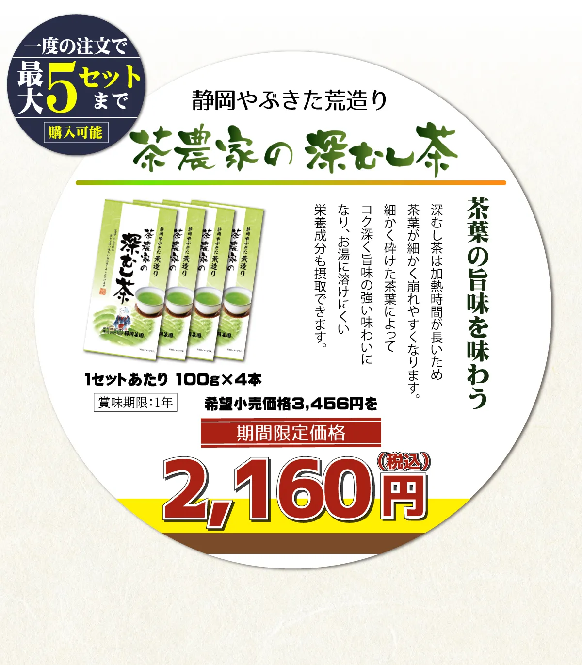 1セット4袋を2160円送料無料。ご注文はお早目に